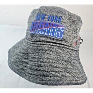 New Era New York Giants Bucket training NFL Hat Size XL Heather Gray Drawstring